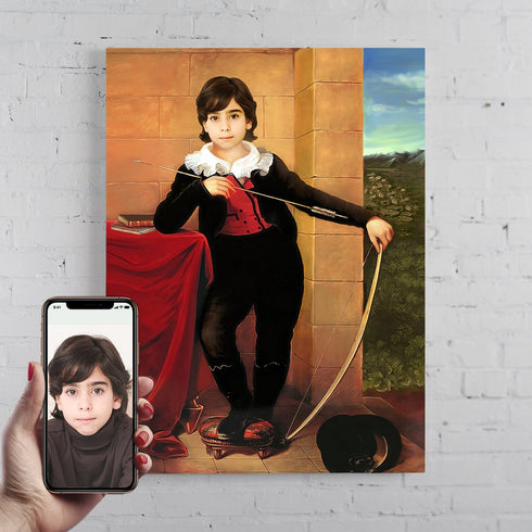 Custom Hand-Drawn 1-Person Portrait (150x200CM)