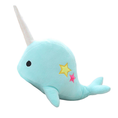 Narwhal Plush Pillow Cuddly Toy
