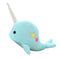 Narwhal Plush Pillow Cuddly Toy