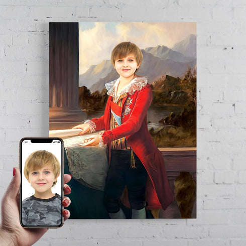 Custom Hand-Drawn 1-Person Portrait (150x200CM)