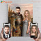 Custom Hand-Drawn Couple Photos (100x100CM)