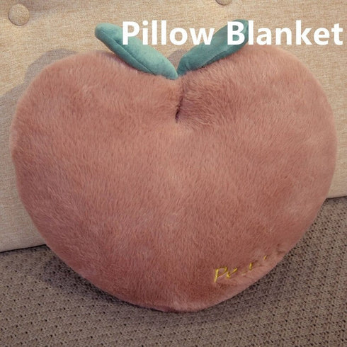 Peach Plush Pillow