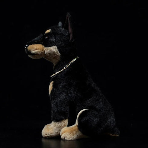Doberman Stuffed Animal Plush Toy
