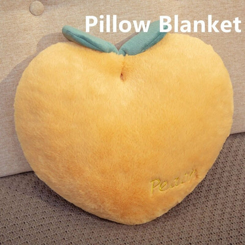 Peach Plush Pillow