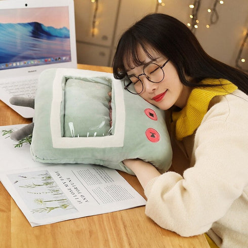 Hand Warmer Stuffed Animal Pillow Plush