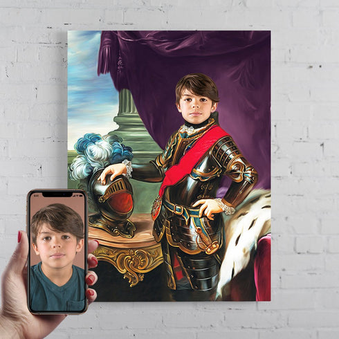 Custom Hand-Drawn 1-Person Portrait (150x200CM)
