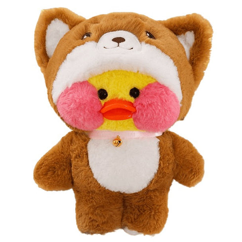 Lalafanfan Duck Teddy Soft Toy Cuddly Stuffed Animal Plush