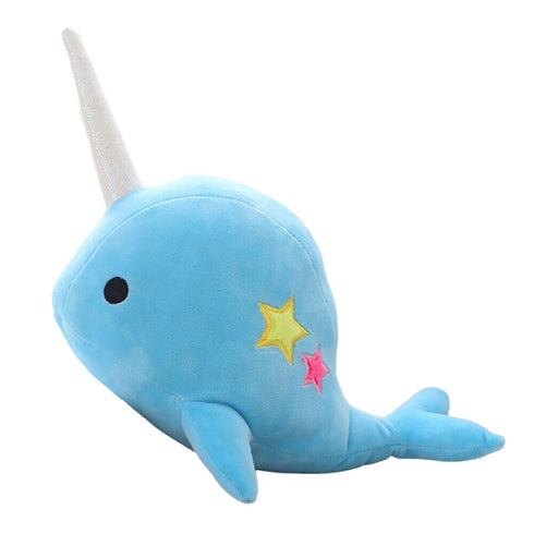Narwhal Plush Pillow Cuddly Toy