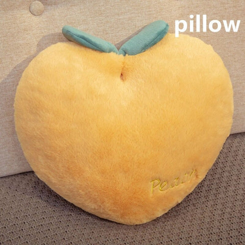 Peach Plush Pillow
