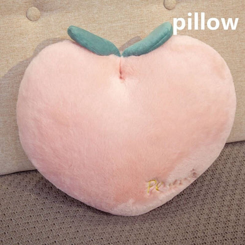 Peach Plush Pillow
