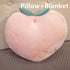 Peach Plush Pillow