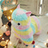 Rainbow Alpaca Plush