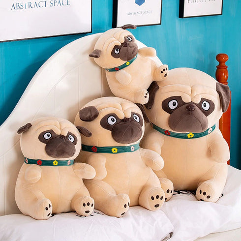 Pug Stuffed Animal Cuddle Pillow Plush