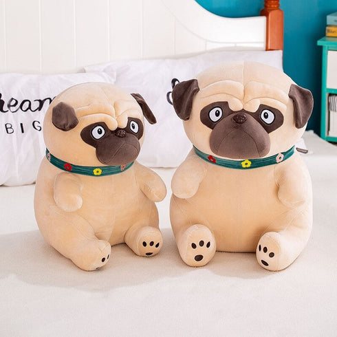 Pug Stuffed Animal Cuddle Pillow Plush