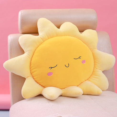Sun pillow plush toy