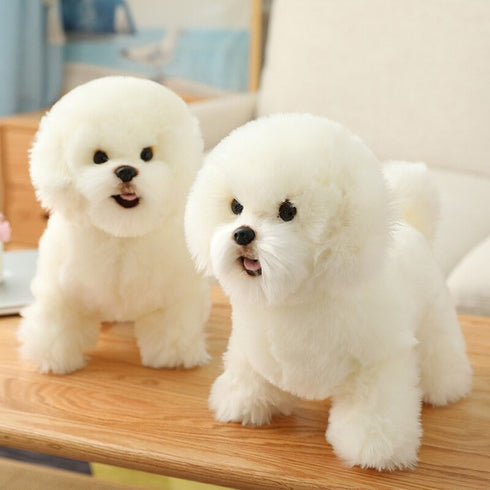 White Dog Stuffed Animal Plush Toy