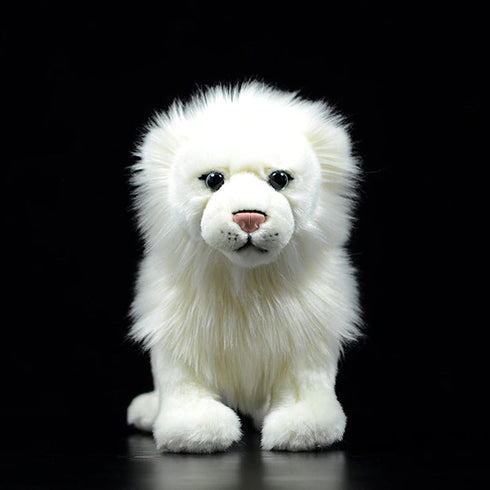 White Lion Plush Stuffed Animal Toy