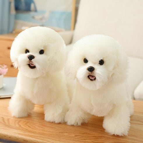 White Dog Stuffed Animal Plush Toy